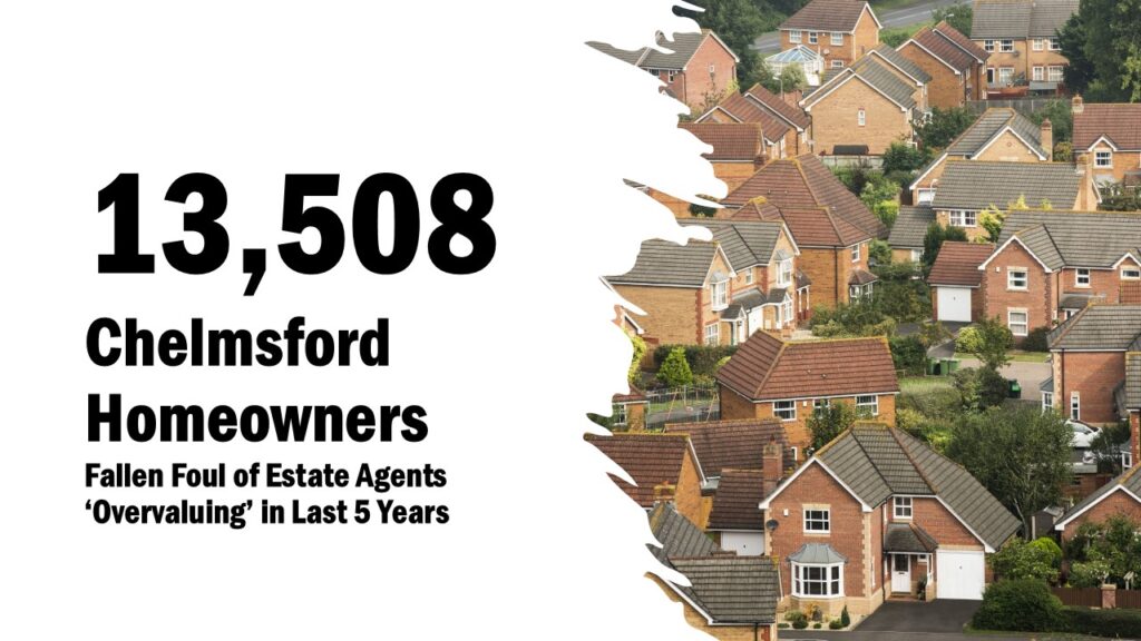 13,508 Chelmsford Homeowners Fallen Foul of Estate Agents ‘Overvaluing’ in Last 5 Years